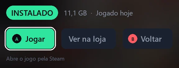 Botão Jogar do Jogaê